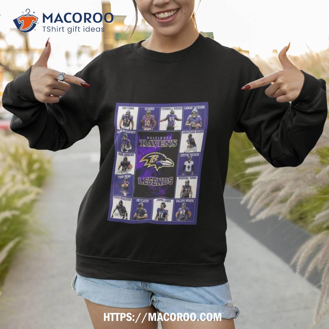 Baltimore Ravens legends players signature shirt, hoodie, sweater