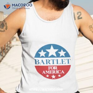bartlet for america logo shirt tank top 3