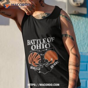 battle of ohio cincinnati bengals and cleveland browns 2023 shirt tank top 1