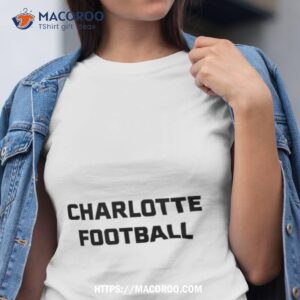 biff poggi charlotte football shirt tshirt