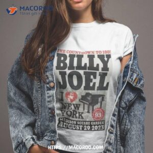 Billy Joel New York Ny Msg August 29 2023 Poster Shirt