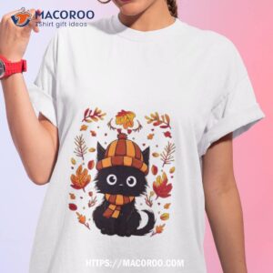 Black Cat Cozy Fall Shirt