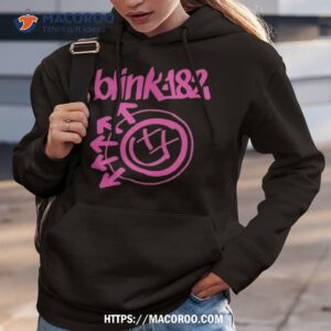 blink 182 one more time 2023 pink shirt hoodie 3