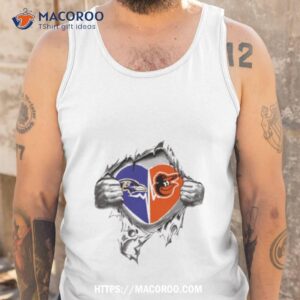 blood inside me baltimore ravens and baltimore orioles 2023 shirt tank top