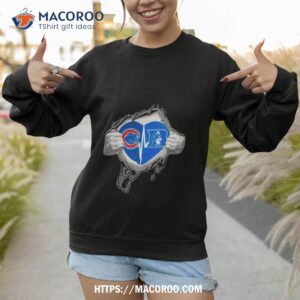 blood inside me chicago cubs and duke blue devils it s in my heart shirt sweatshirt 1