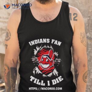 blood inside me cleveland indians fan till i die t shirt tank top