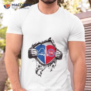 Blood Inside Me Detroit Tigers And Detroit Pistons 2023 Shirt
