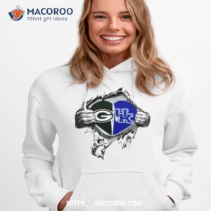 blood inside me green bay packers and kentucky wildcats 2023 shirt hoodie 1