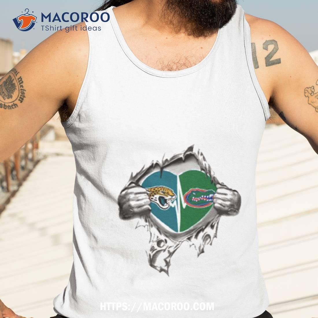 Blood Inside Me Jacksonville Jaguars And Florida Gators 2023 Shirt