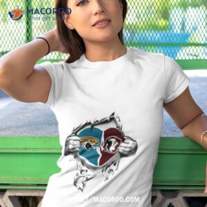 Blood Inside Me Jacksonville Jaguars And Florida State Seminoles 2023 Shirt