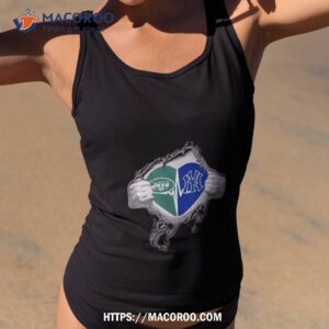 Blood Inside Me New York Jets And New York Yankees It’s In My Heart Shirt