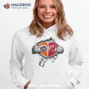 Blood Inside Me New York Mets And New Jersey Devils 2023 Shirt