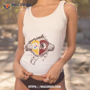 Blood Inside Me Pittsburgh Steelers And Florida State Seminoles 2023 Shirt