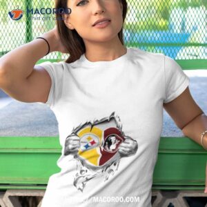 Blood Inside Me Pittsburgh Steelers And Florida State Seminoles 2023 Shirt