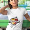 Blood Inside Me Pittsburgh Steelers And Georgia Bulldogs 2023 Shirt