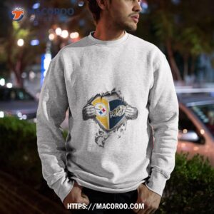 blood inside me pittsburgh steelers and nashville predators 2023 t shirt sweatshirt