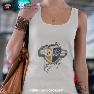 Blood Inside Me Pittsburgh Steelers And New York Yankees 2023 T Shirt 3 blood inside me pittsburgh steelers and new york yankees 2023 t shirt tank top 4