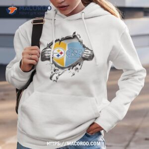 blood inside me pittsburgh steelers and north carolina tar heels 2023 shirt hoodie 3