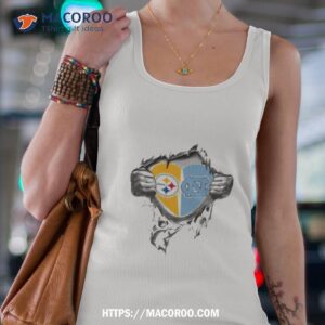 Blood Inside Me Pittsburgh Steelers And North Carolina Tar Heels 2023 Shirt