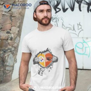 Blood Inside Me Pittsburgh Steelers And Oregon State Beavers 2023 Shirt