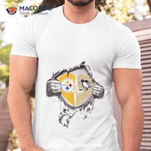 Blood Inside Me Pittsburgh Steelers And Pittsburgh Penguins 2023 T Shirt