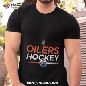 blue edmonton oilers authentic pro primary replen t shirt tshirt