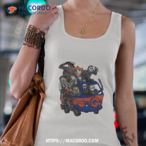 boise state broncos horror movies characters bus halloween 2023 shirt tank top 4