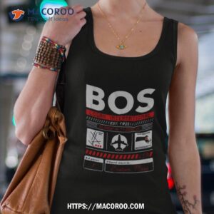 bos logan international airport code shirt tank top 4