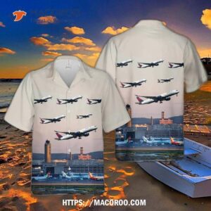Boston Logan International Airport Hawaiian Shirt