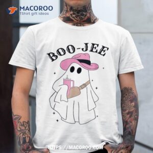 Boujee Boo-jee Spooky Season Cute Ghost Halloween Costume Shirt