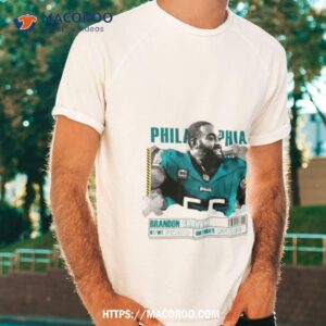 Brandon Graham Football Paper Poster Eagles Shirt