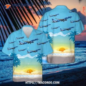 Breeze Airways Embraer 190-200igw Hawaiian Shirt