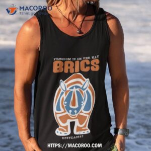 brics design freedom is on her way shirt tank top