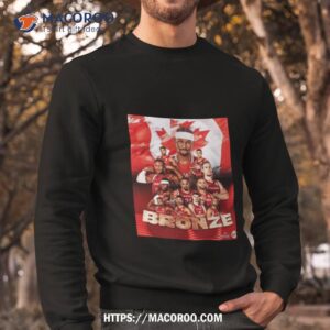bronze canada win their first ever world cup medal 2023 unisex shirt sweatshirt