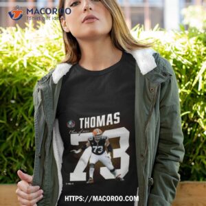 browns joe thomas class of 2023 hall of fame impact jersey frame shirt tshirt 4