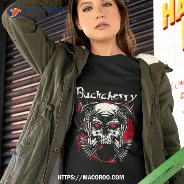 Buckcherry Knife Skull Shirt