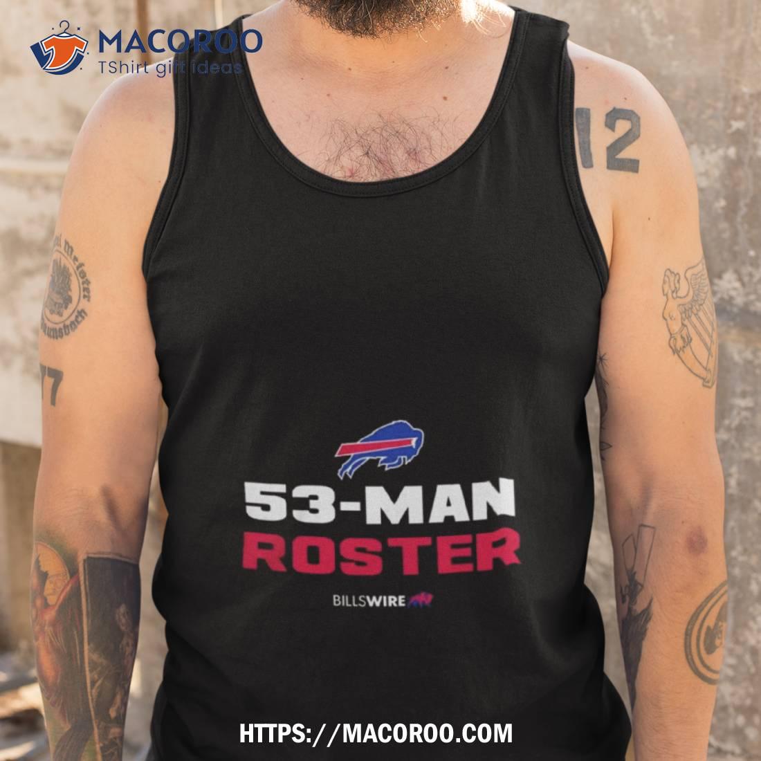 Buffalo Bills 53 Man Roster Shirt Buffalo Bills 53 Man Roster Shirt