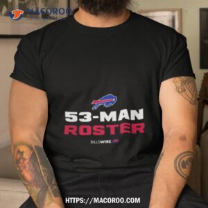 Buffalo Bills 53 Man Roster Shirt