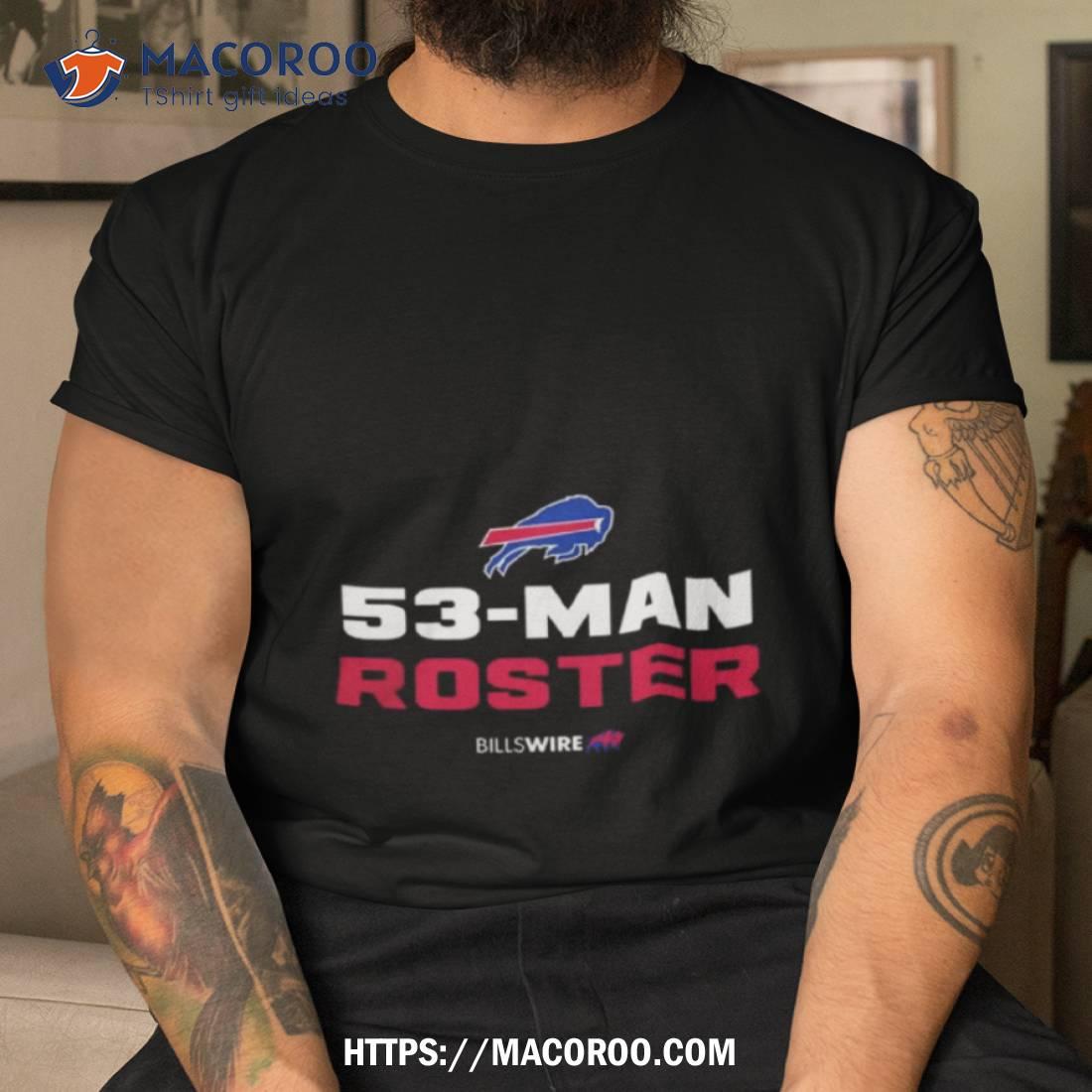 Buffalo Bills 53 Man Roster Shirt Buffalo Bills 53 Man Roster Shirt