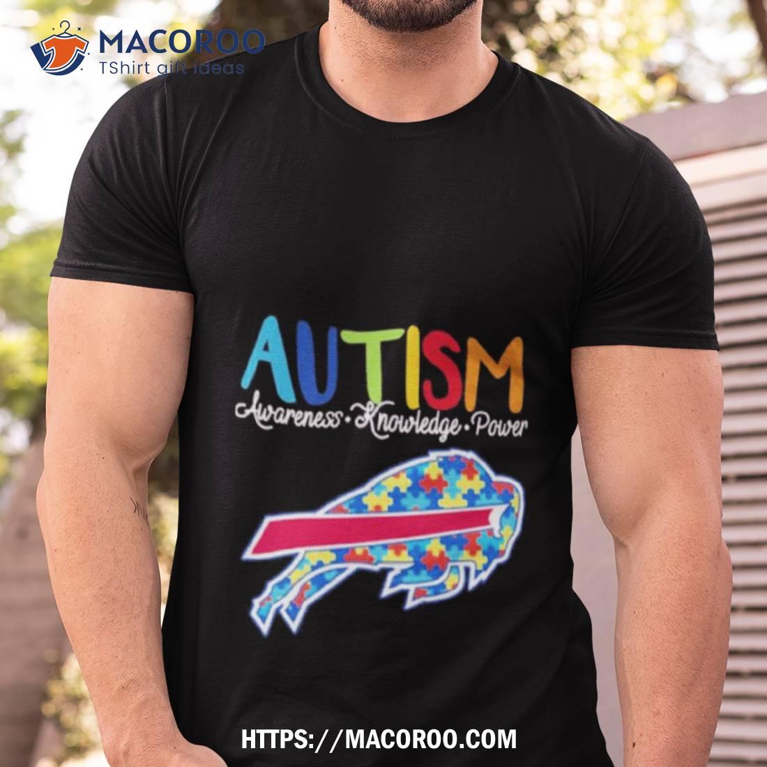 Buffalo Bills Autism Awareness Knowledge Power Shirt