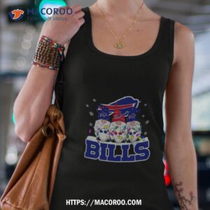 buffalo bills football gnomes christmas 2023 shirt tank top 4
