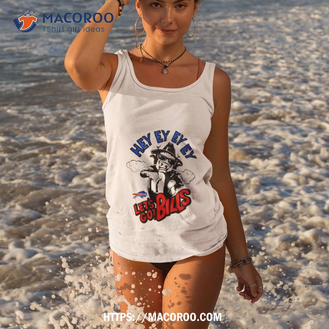 Buffalo Bills Let's Go Bills Mascot Hey Ey Ey Ey Shirt by Macoroo