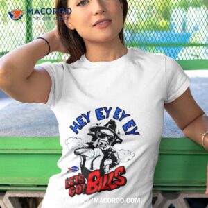 buffalo bills let s go bills mascot hey ey ey ey shirt tshirt 1