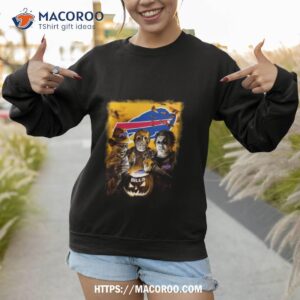 Buffalo Bills Horror Night Freddy Jason Michael Myers Hoodie