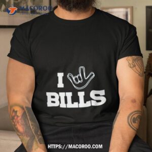 Buffalo Bills The Nfl Asl Collection By Love Sign Tri Blend Shirt