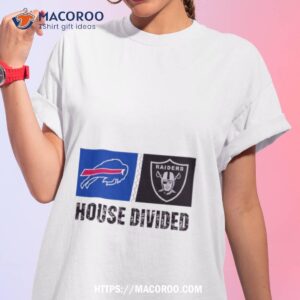 Buffalo Bills Vs Las Vegas Raiders House Divided Shirt
