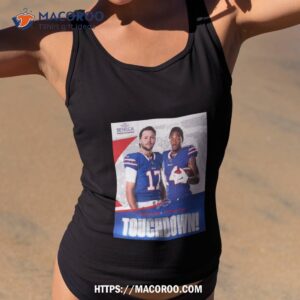 buffalo bills vs new york jets touch down josh allen and stefon diggs nfl 2023 shirt tank top 2