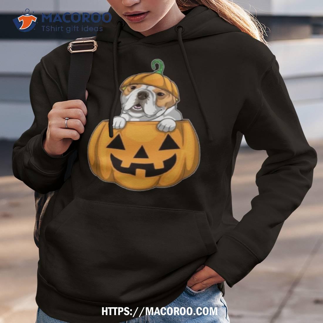Bulldog Pumpkin Halloween Shirt Bulldog Pumpkin Halloween Shirt