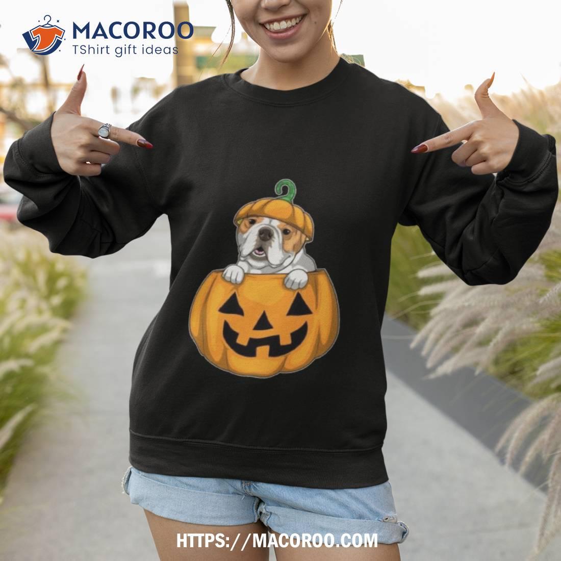 Bulldog Pumpkin Halloween Shirt Bulldog Pumpkin Halloween Shirt