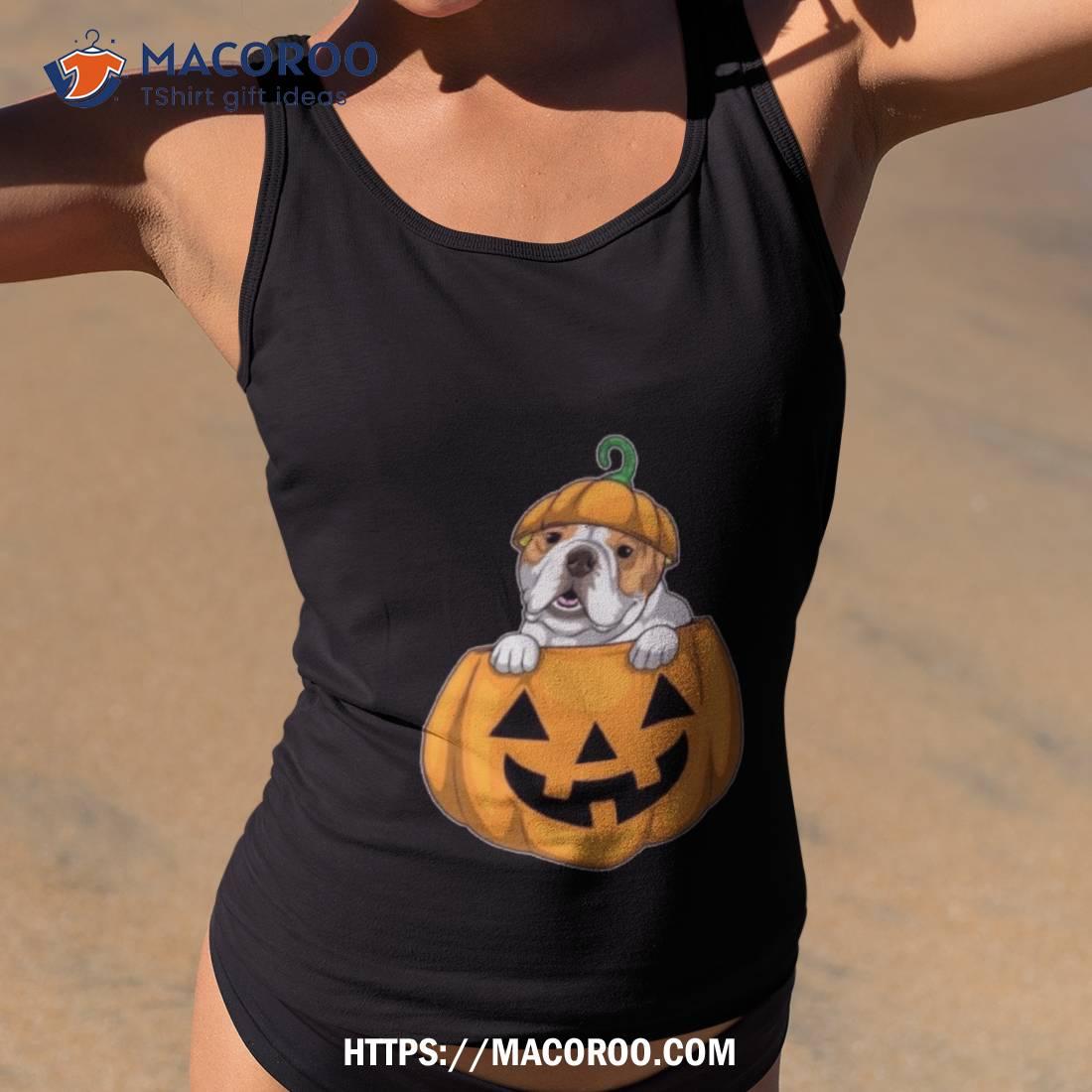 Bulldog Pumpkin Halloween Shirt Bulldog Pumpkin Halloween Shirt